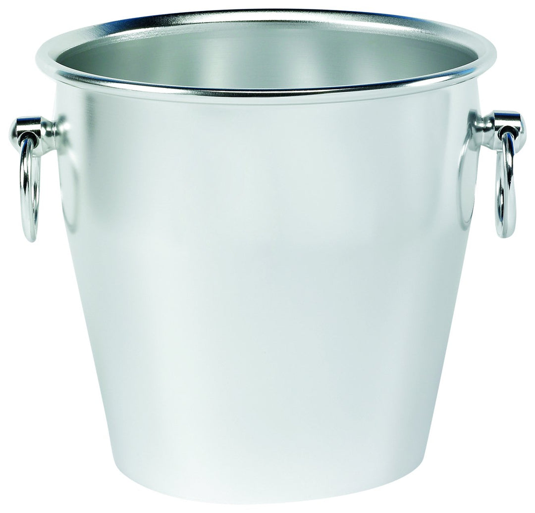 Pentole Agnelli Linea Buffet Eloxierter glatter Schwerer Champagnereimer, Farbe: Silber, Einheitsgrö