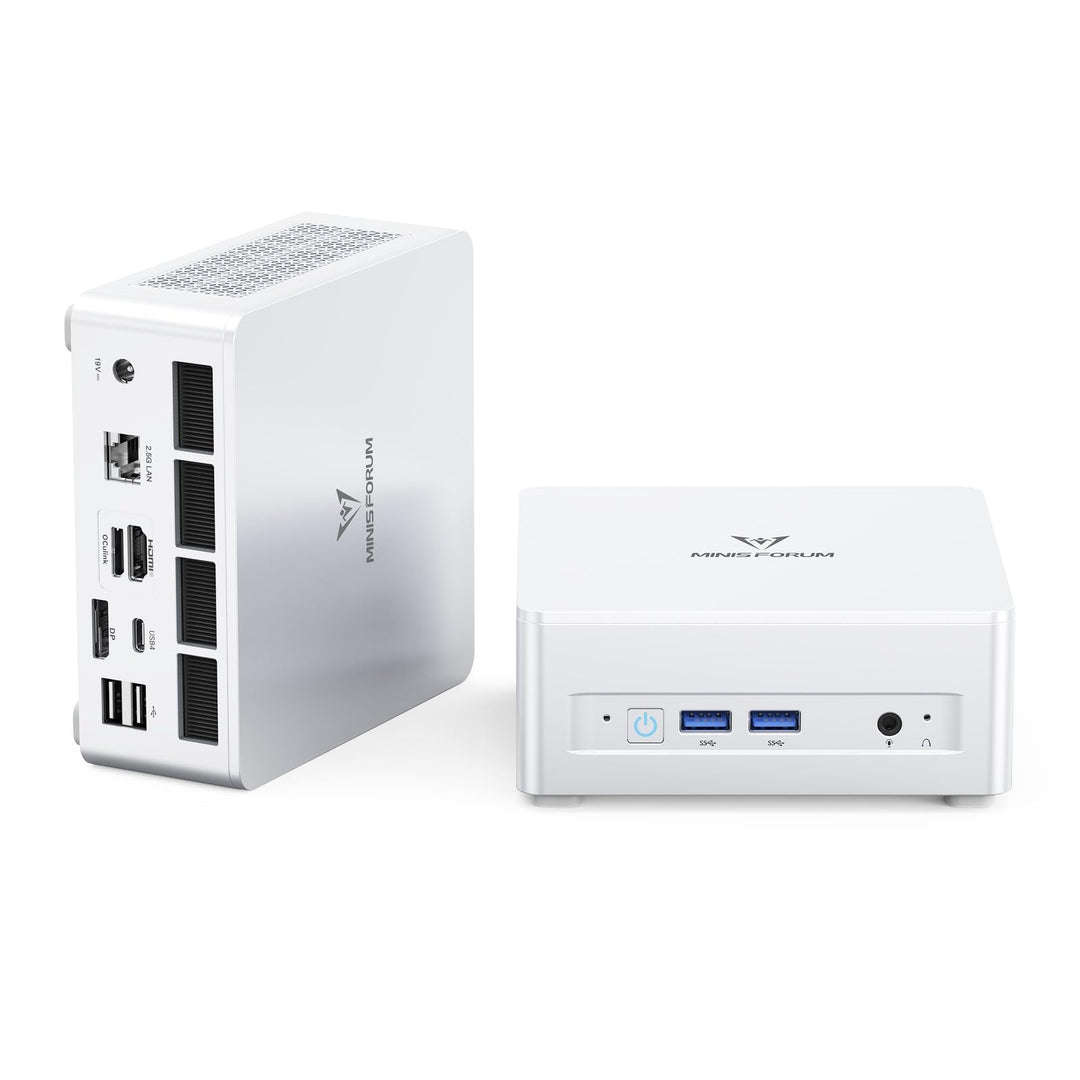 MINIS FORUM UM880 Plus Mini PC, AMD Ryzen 7 8845HS(8C/16T, bis zu 5.1GHz), 32 GB DDR5 RAM und 1 TB P