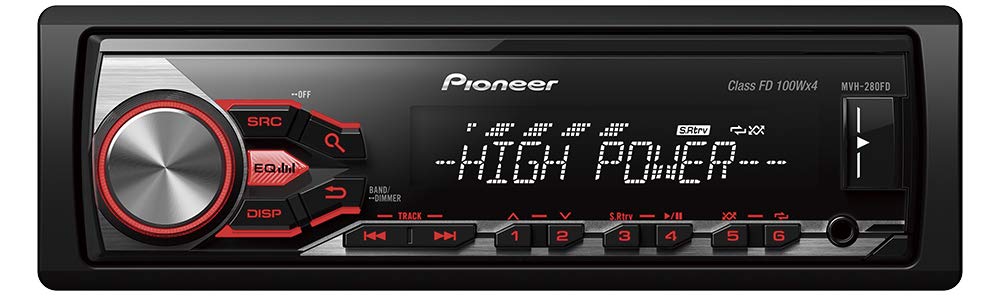 Pioneer MVH-280FD Autoradio, Mehrfarbig