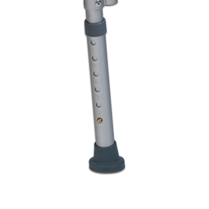 Teqler ® T-135303 Duschstuhl, Badehocker für Pflegebedürftige, Höhenverstellbar 38-45cm Single, Sing