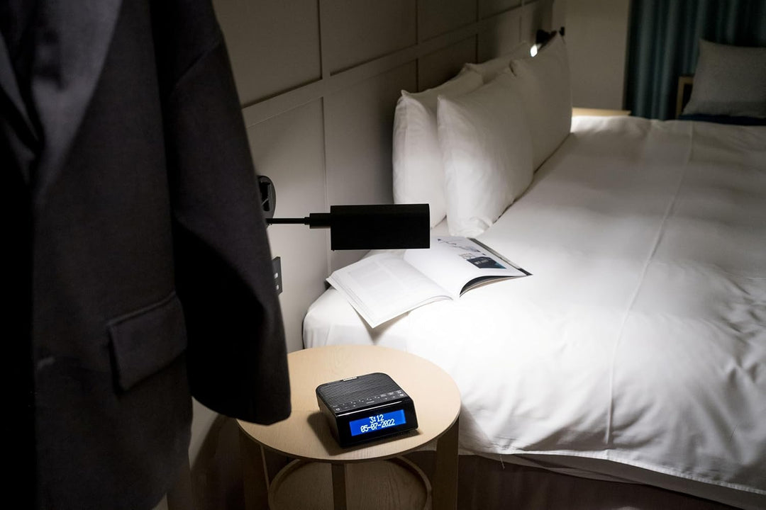 Sangean DCR-90 Radiowecker mit DAB+/UKW, Bluetooth, sattem Klang, dimmbarem Display & zeitlosem Desi