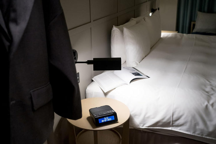Sangean DCR-90 Radiowecker mit DAB+/UKW, Bluetooth, sattem Klang, dimmbarem Display & zeitlosem Desi