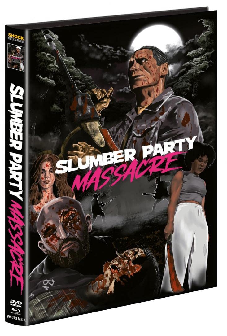Slumber Party Massacre - 2021 - 2-Disc Mediabook - Cover A - limited 555er Blu-Ray + DVD Edition, DV