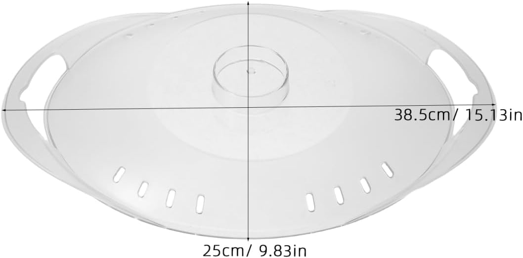 Veemoon Transparenter Kunststoffdeckel für Küchenmaschinen, kompatibel mit Thermomix TM6, TM5 und 31