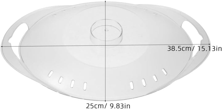 Veemoon Transparenter Kunststoffdeckel für Küchenmaschinen, kompatibel mit Thermomix TM6, TM5 und 31