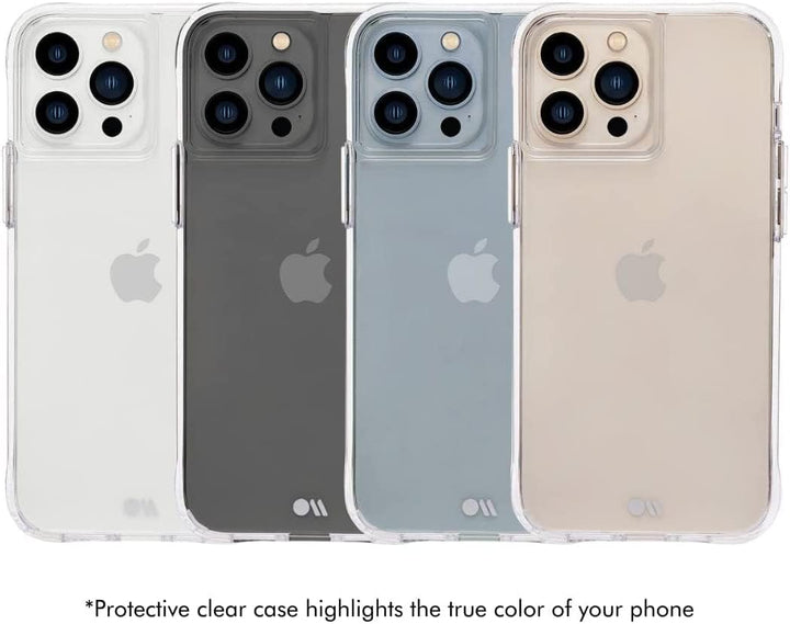 CaseMate Robuste Schutzhülle für iPhone 14 Pro Max – transparent [3 m Fallschutz] [kompatibel mit Ma