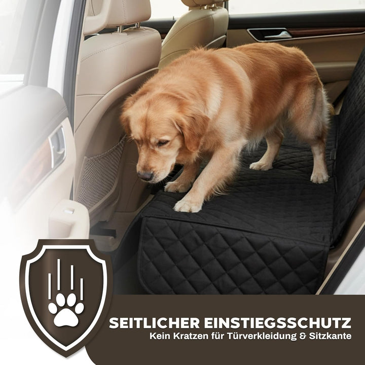 Hainberger Hundedecke Auto Rückbank, Autoschondecke Hund Rücksitz universelle Passform für viele Aut