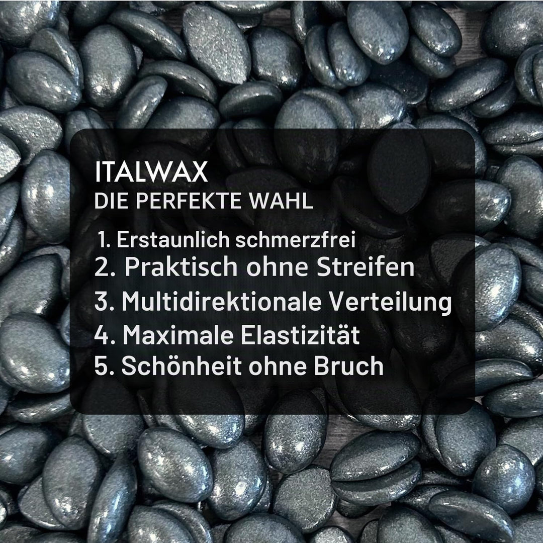 Italwax Pour Homme - 1kg - Waxing perlen für Haarentfernung - Natürliche Formulierung für alle Hautt
