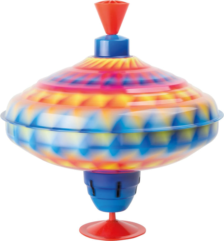 Small Foot Brummkreisel Kunterbunt, schult die Feinmotorik, mit Standfuss aus Gummi, für Kinder ab 1