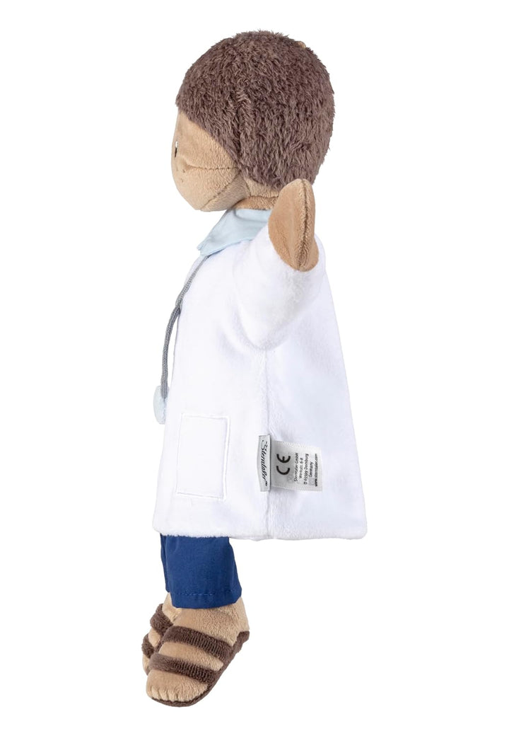 Sterntaler Handpuppe Arzt - weiches Kinder Spielzeug zum Puppentheater, Erzählen, Kuscheln &amp; Sprachf