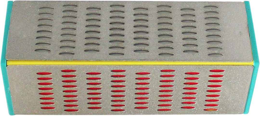 HFS (R) 4-Wege-Diamant-Messerschärfer, Schleifstein, Industriequalität, Körnung 200 bis 600, rutschf