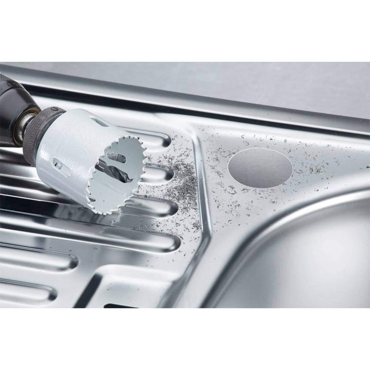 kwb 598220.0 Profi Bi-Metall Lochsäge-Set Nr. 1 für Installateure – 9-teilig, HSS-CO, Vario Zahnung,