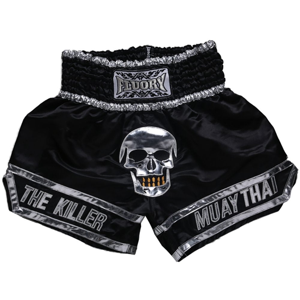 FLUORY Muay Thai-Shorts, hohe Qualität, Shorts für Thaiboxen, MMA, Kickboxen, für Damen, Herren, Kin