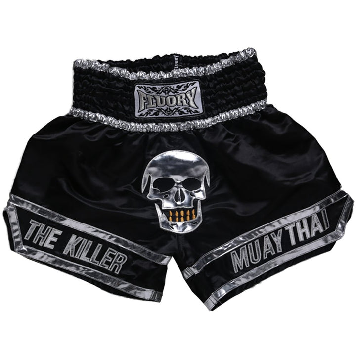 FLUORY Muay Thai-Shorts, hohe Qualität, Shorts für Thaiboxen, MMA, Kickboxen, für Damen, Herren, Kin