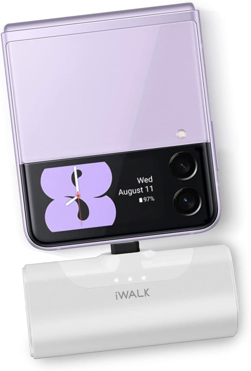 iWALK Mini Powerbank 4500mAh,USB-C Tragbares Ladegerät,Externer Akku für Tasche/Reisen/Kapazität Erh