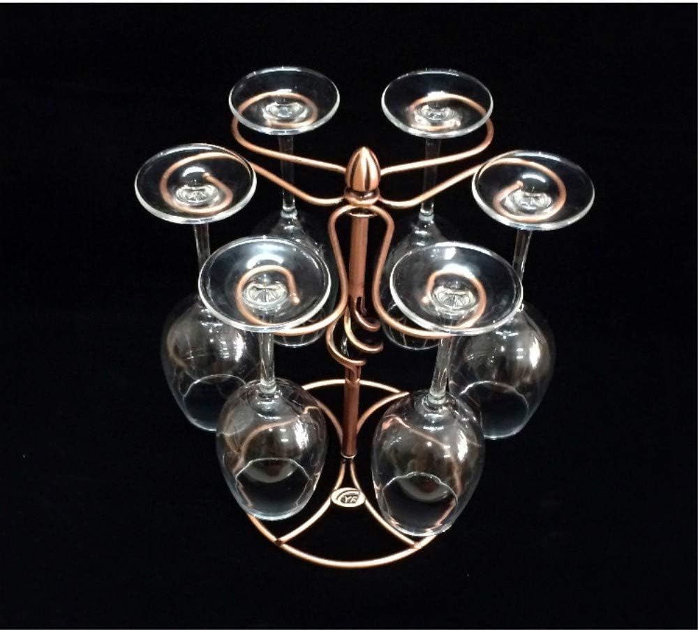 Fantasee - Weinglashalter, Tischstielglas-Gestell mit 6 Weinglas-Ständer, Glashalter