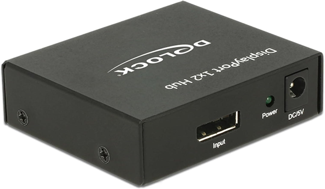 DeLock 87691, ﻿DisplayPort 1.2 Splitter 1 x DisplayPort in > 2 x DisplayPort Out 4K (Chipsatz: STDP4