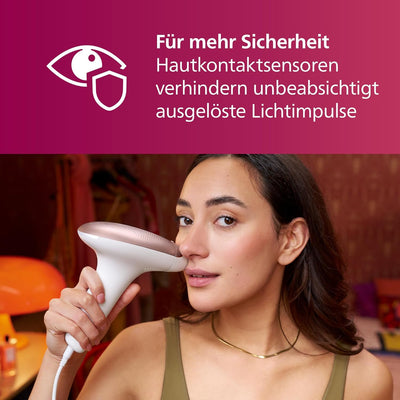Philips Lumea IPL Advanced, 2 Aufsätze – Haarentfernungsgerät mit Satin Compact Korrekturtrimmer