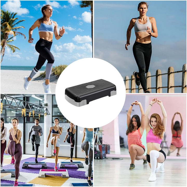 Verstellbarer Workout-Aerobic-Stepper, Trittbrett für das Training - Höhenverstellbarer Trainings-St