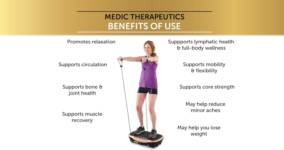 Medic Therapeutics Vibrationsplattform Silver, Silver