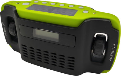 Kurbelradio Tragbares Notfallradio Solar Radio Akkuradio mit Handy Ladefunktion, LED-Taschenlampe, A