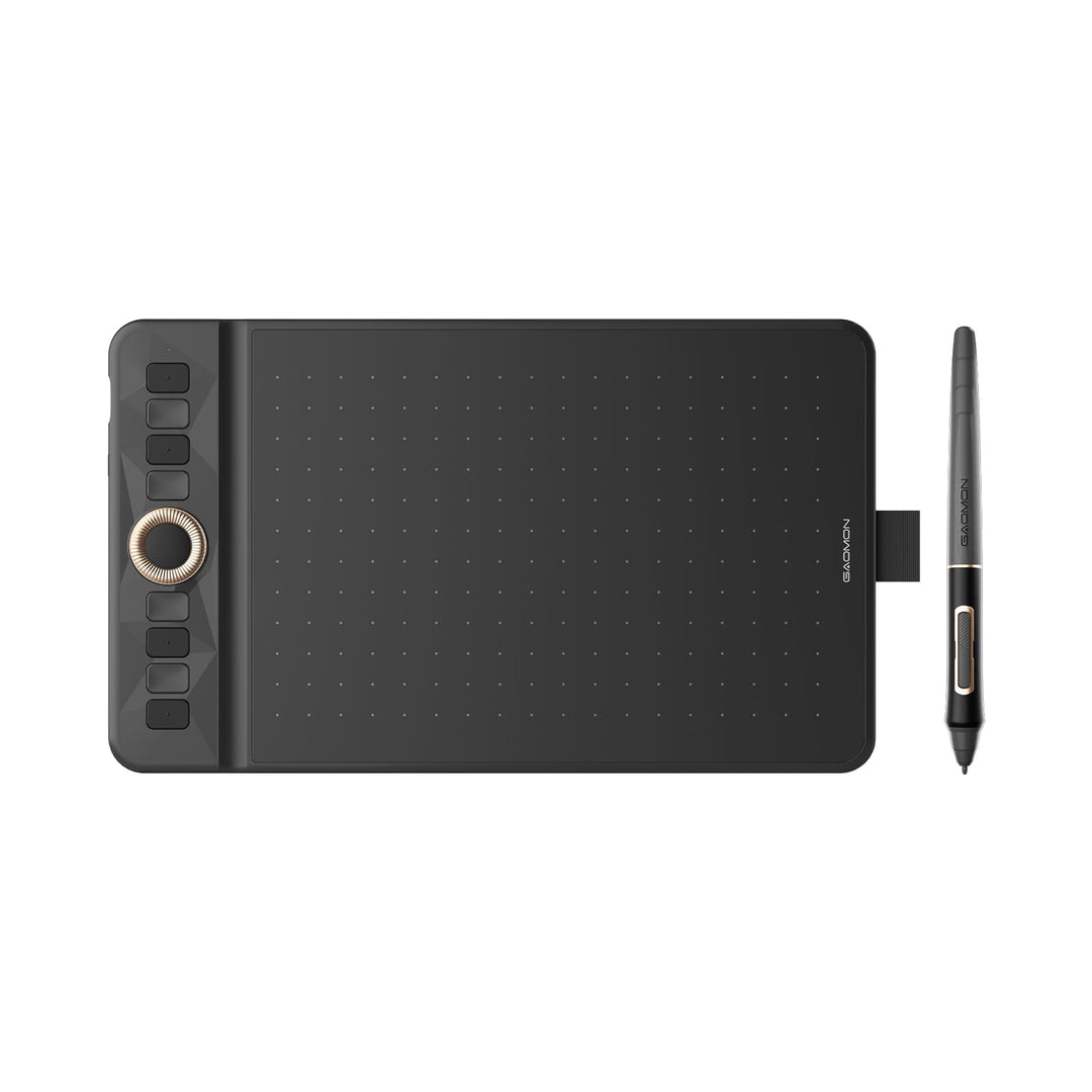 GAOMON WH851 Drahtloses Grafiktablett, Batteriefreier AP519 Digitaler Stift, 8 Programmierbare Druck