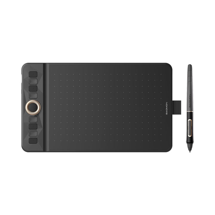 GAOMON WH851 Drahtloses Grafiktablett, Batteriefreier AP519 Digitaler Stift, 8 Programmierbare Druck