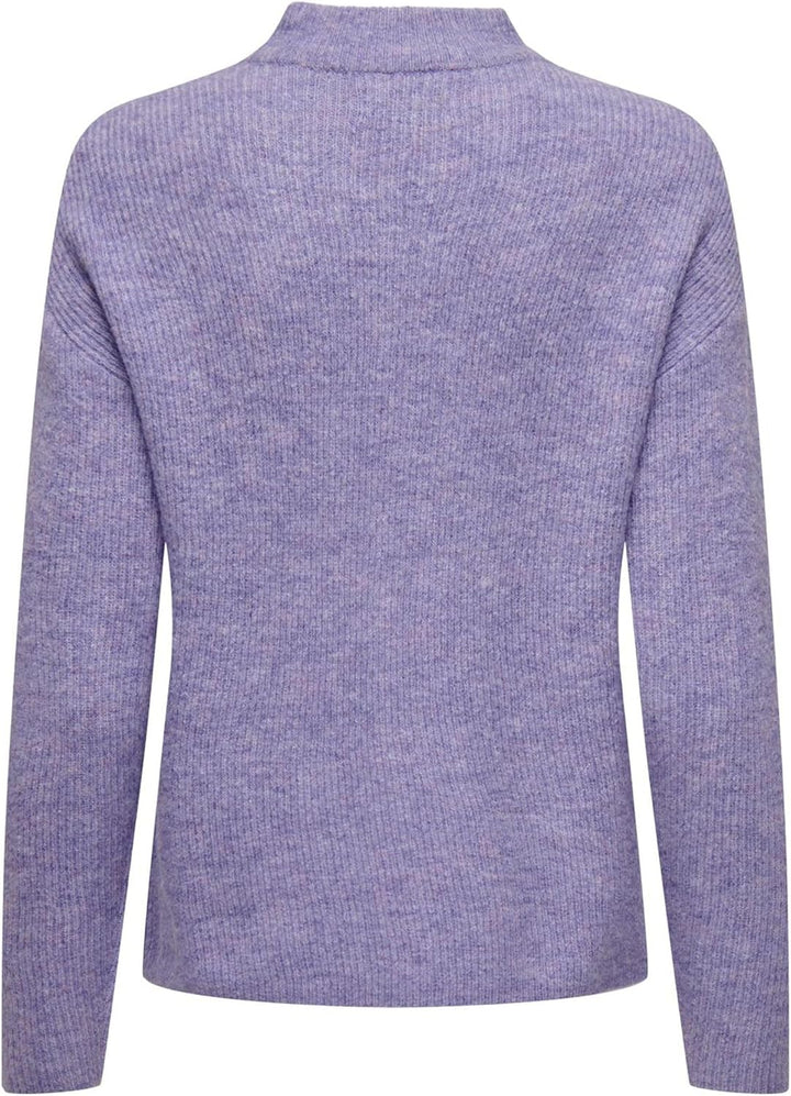 ONLY Female Strickpullover ONLCAMILLA Strickpullover XL Chinese Violet/Detail:melange, XL Chinese Vi