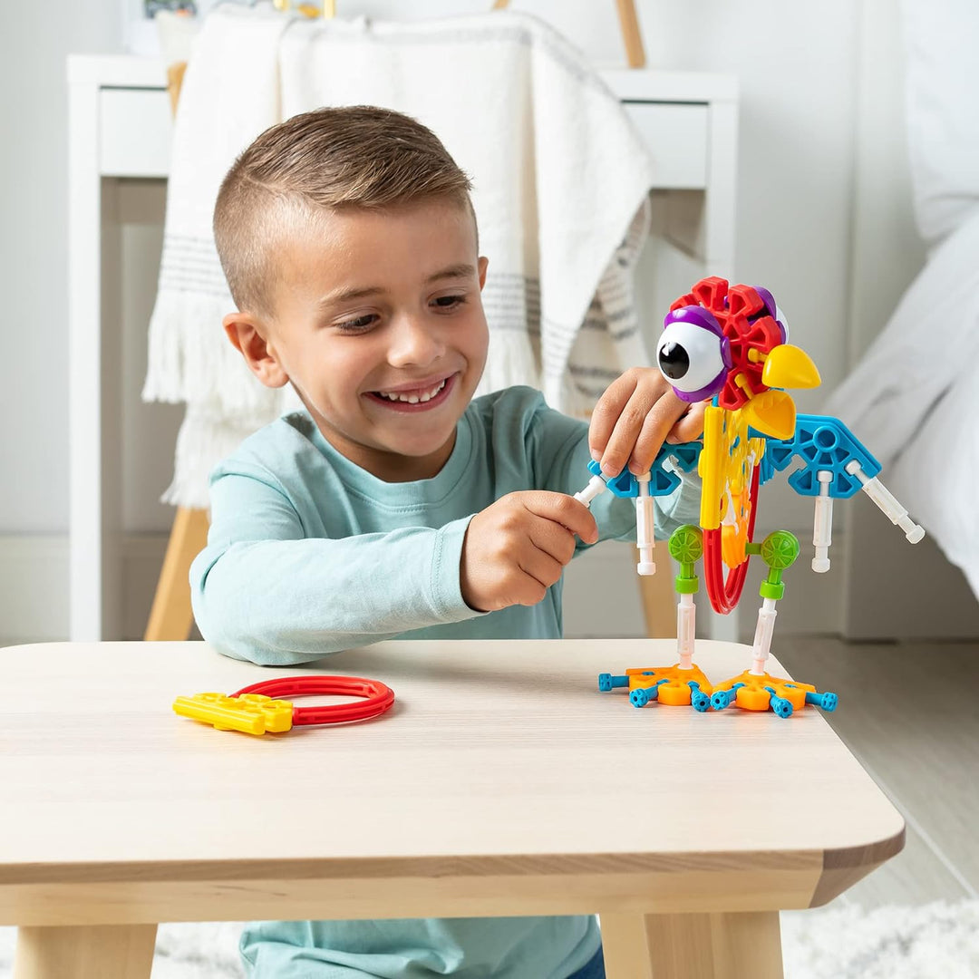 Basic Fun 85052 Kid K'NEX Farmin' Friends 20 Model Building Set 61pc