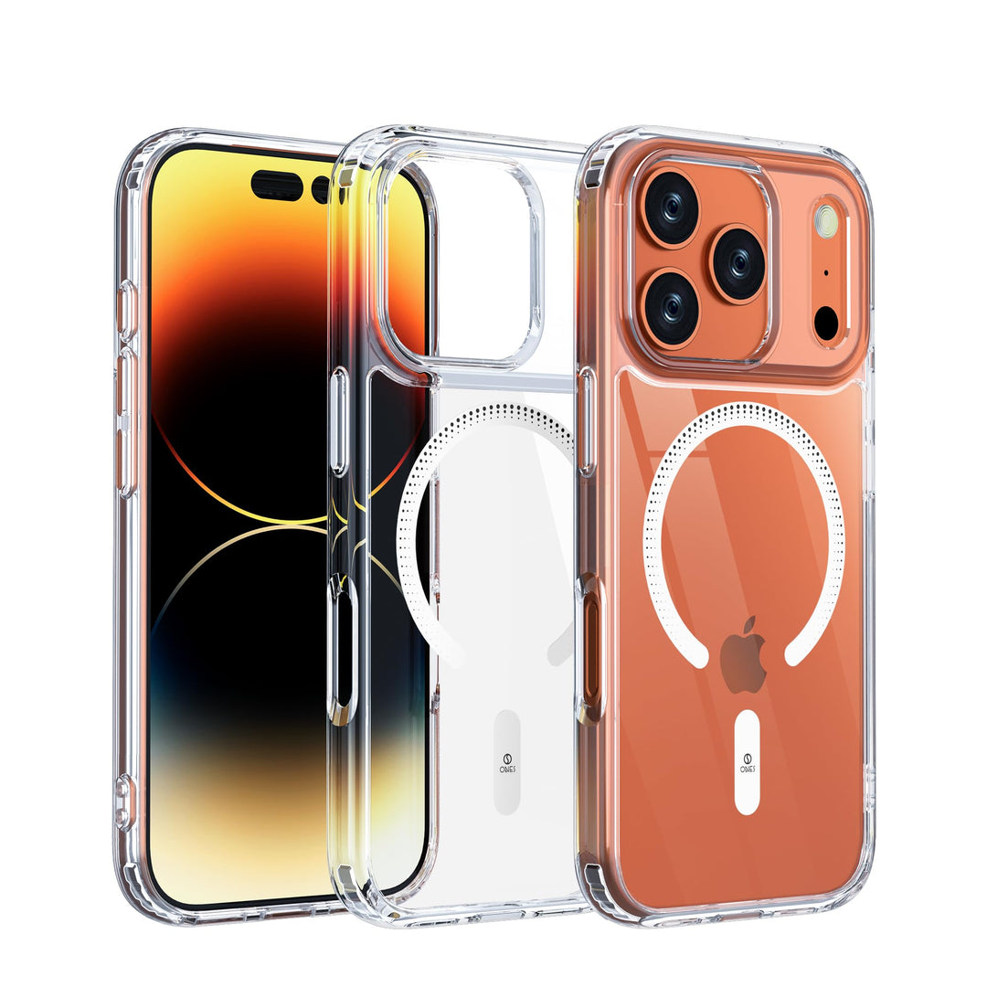 ONES für iPhone 17 Pro Hülle, Kompatibel mit MagSafe, Militärnorm Schutz Magnetisches HandyHülle, Ve