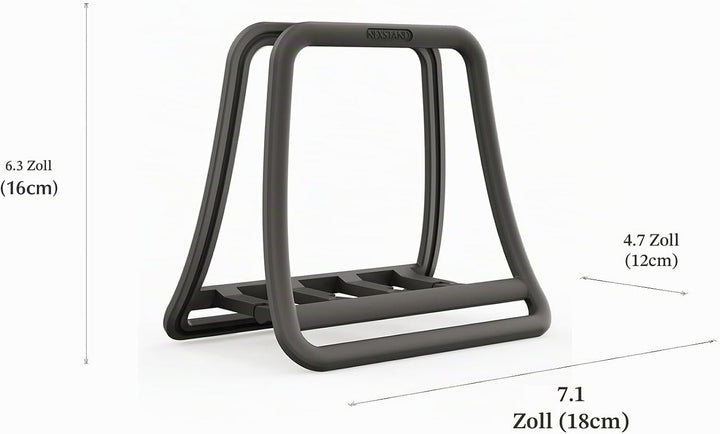 NEXSTAND K11 Vertikaler Laptopständer - Verstellbarer platzsparender Desktop-Organizer für Laptops,