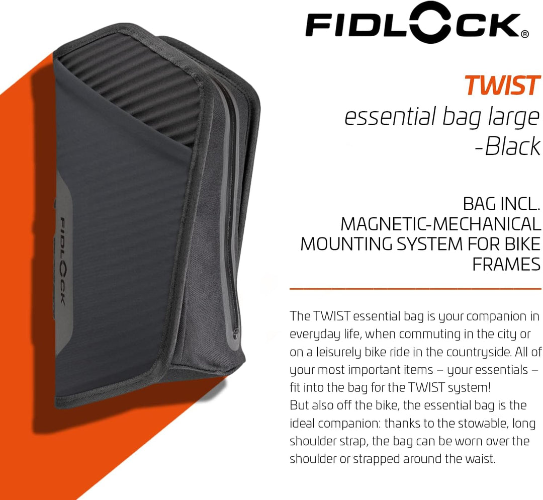 Fidlock GmbH Twist Essential Bag M schwarz Schwarz 120 x 285 x 150 mm, Schwarz 120 x 285 x 150 mm