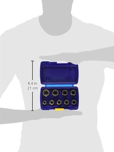 bolt-grip Irwin Tools Impact Performance Serie Bolt Grip Tief gut Extractor, 54019 9-Piece, 8mm to 1