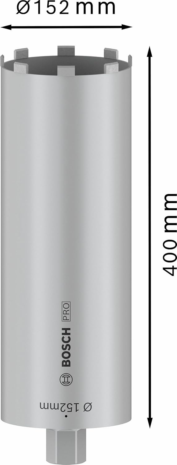 Bosch Diamanttrockenbohrkrone 1 1/4" UNC Best for Universal 152 mm 400 mm 8, 11,5 mm, 152 mm