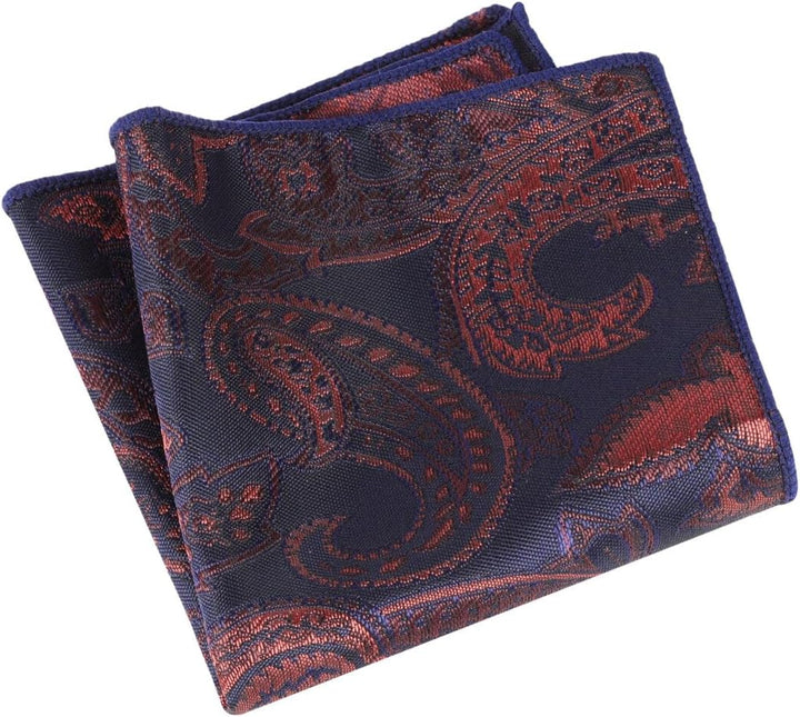 Allthemen Herren Anzugweste Paisley Jacquard Weste Krawatte Einstecktuch Anzug Weste Set für Hochzei