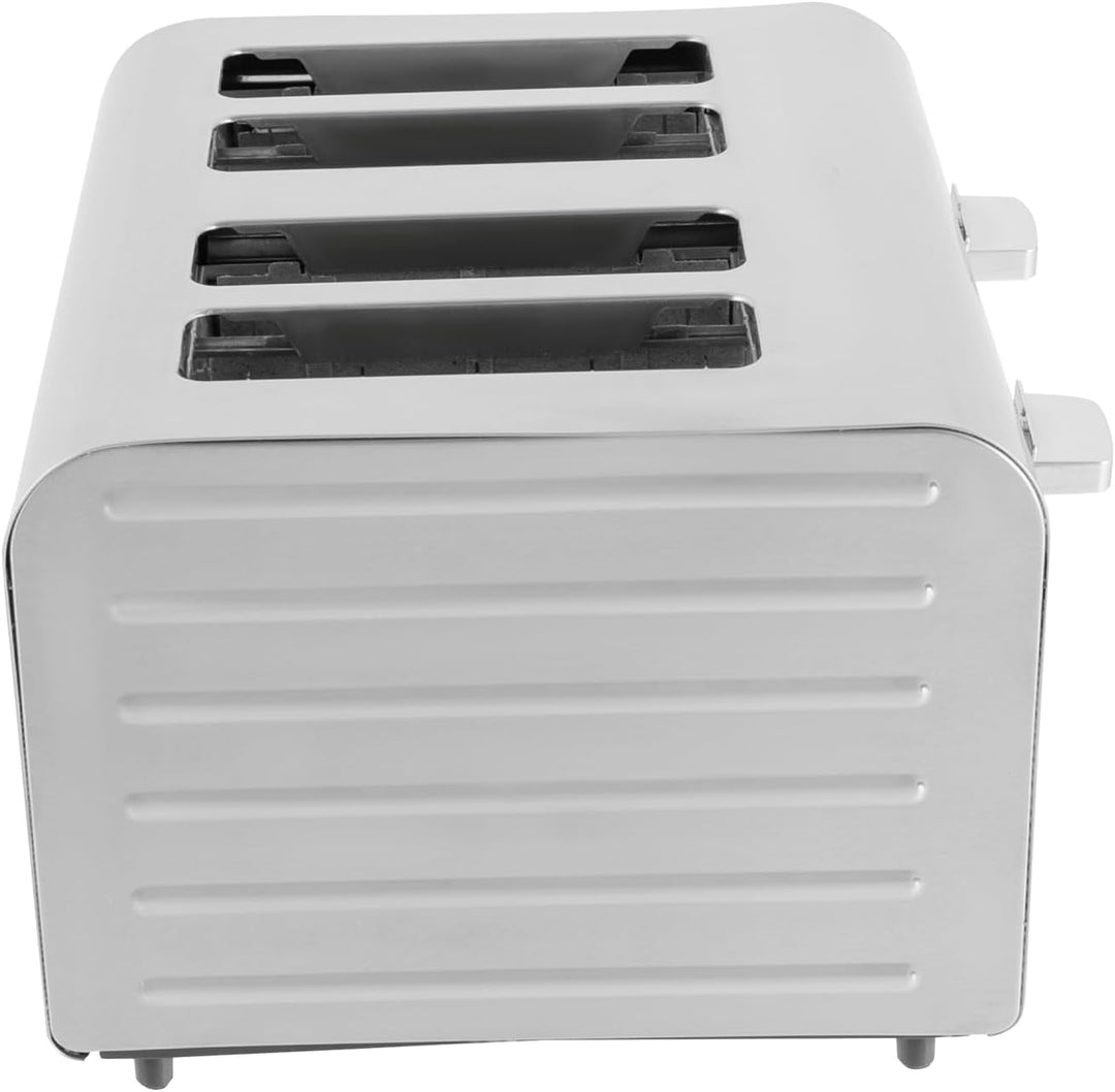 Toaster 4 Scheiben 1500W, Automatik-Langschlitztoaster, 7 Bräunungsstufen, Einstellbare Temperatur,