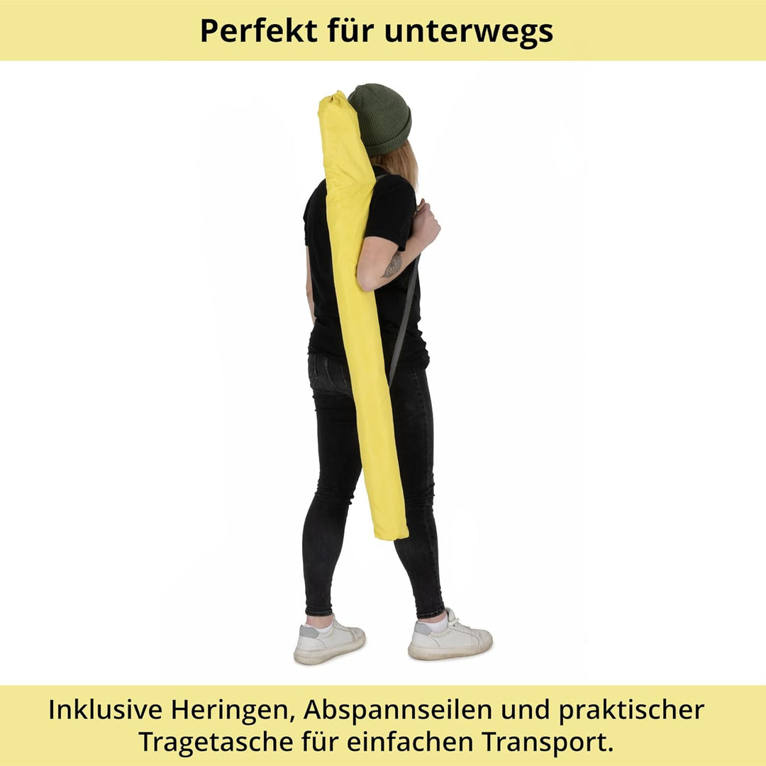 Stagecaptain UM-210 Shady Sonnenschirm-Strandmuschel - Erdspiess zur Montage als Sonnenschirm - Wass