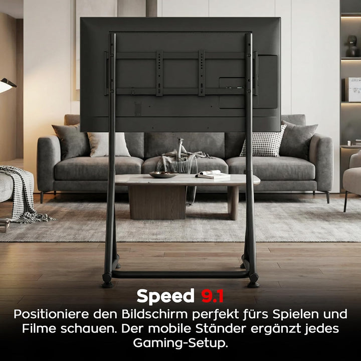 huzaro Speed 9.1 | Simracing Monitor Stand TV Stand Ständer Bodenständer | VESA 75x75 100x100 200x10