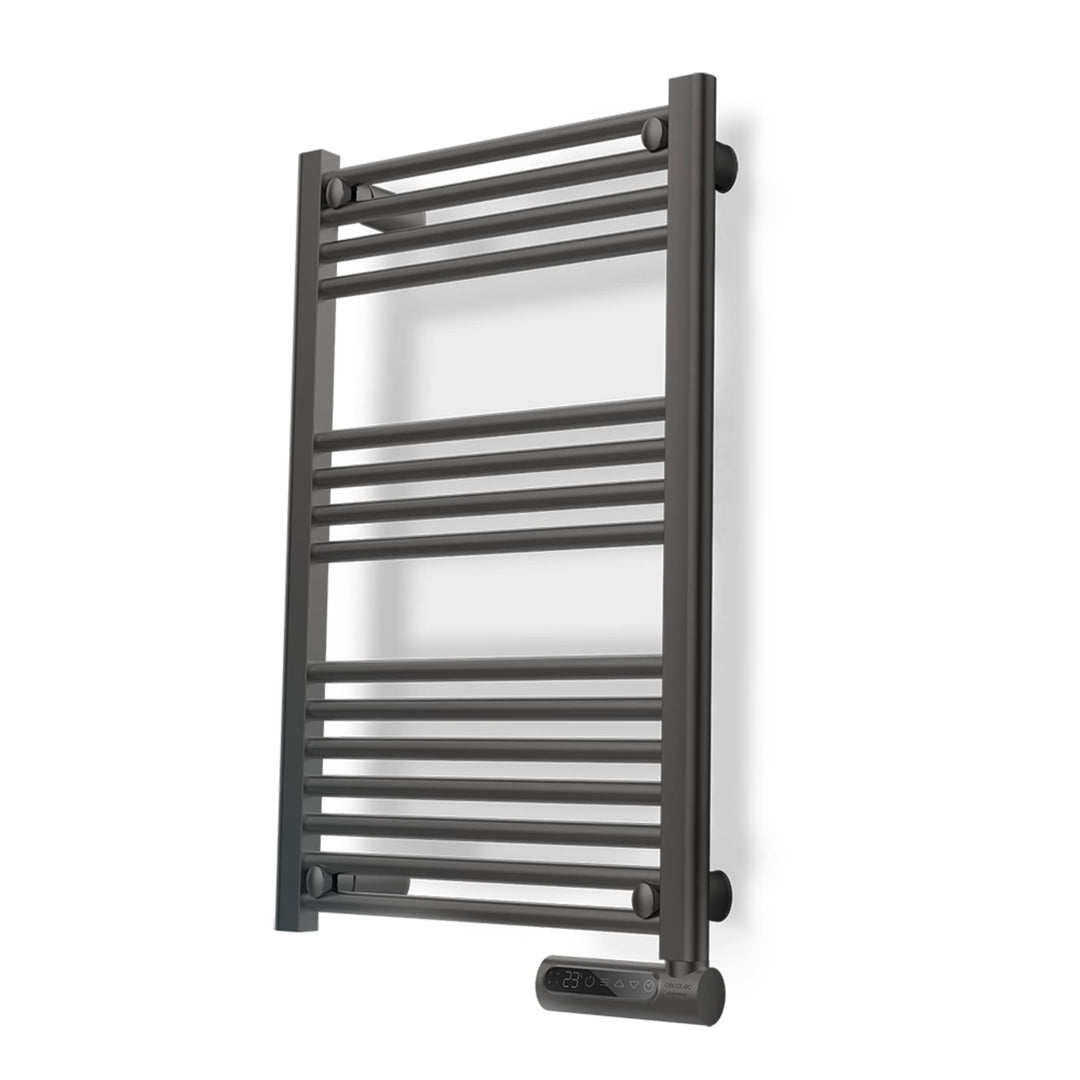 Cecotec Elektrischer Badheizkörper Ready Warm 9100 Smart Towel Steel. 500 W, LED-Anzeige, Touch Cont