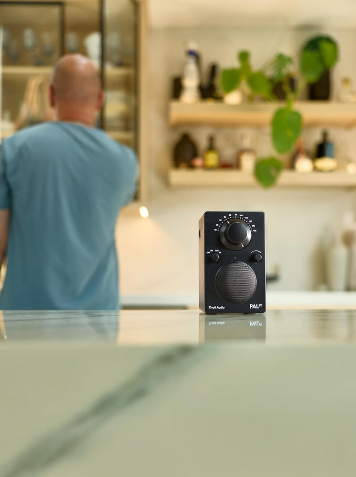 Tivoli Audio PAL BT (Gen 3) FM-Radio, Bluetooth, tragbar, USB-C, Schwarz, Schwarz