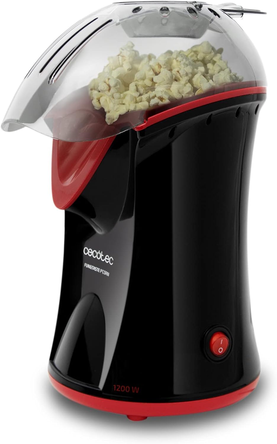 Cecotec Popcorn-Maschine mit Konvektion Fun&Taste Pop Corn. Popcorn-Maschine mit 1200W, abnehmbarem