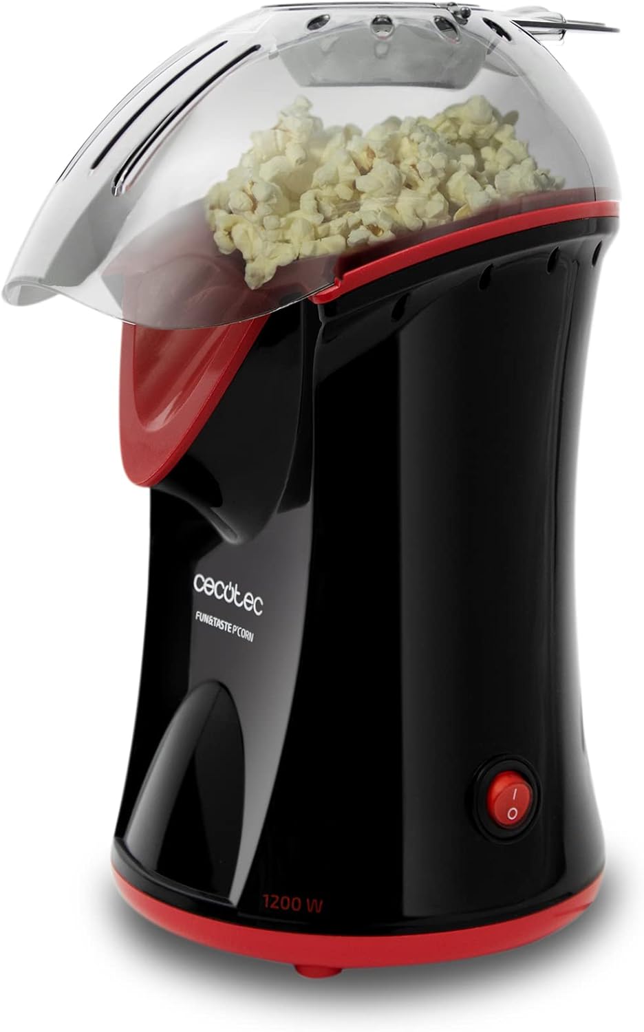 Cecotec Fun&Taste P´corn Popcornmaker. Betrieb durch Konvektion, Popcorn in nur 2 Minuten, Abnehmbar