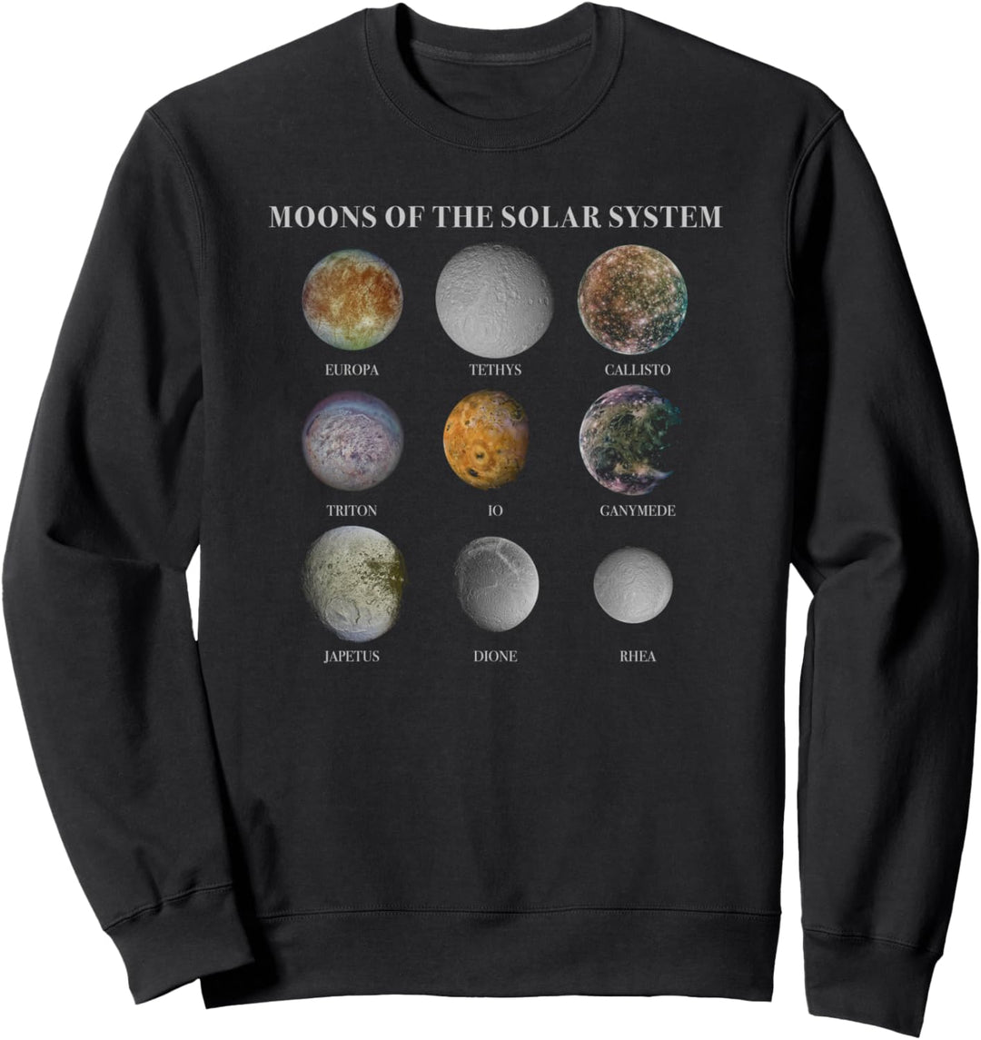 Moons Of The Solar System Sweatshirt