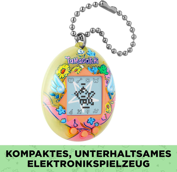 Bandai – Tamagotchi Original – Angel Flower Bouquet – Elektronisches Virtuelles Haustier mit LCD‑Bil
