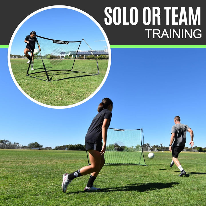 QUICKPLAY Spot Target TEKKERS Fussball-Rebounder, perfekt für Team- oder Solo-Fussballtraining 1) 1,