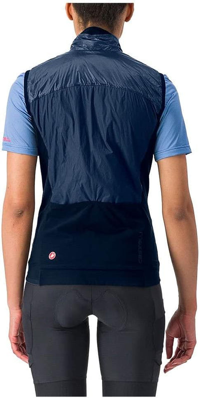 CASTELLI Damen Unlimited W Puffy Vest Sports vest XS Austin Blue/Sterling Blue, XS Austin Blue/Sterl