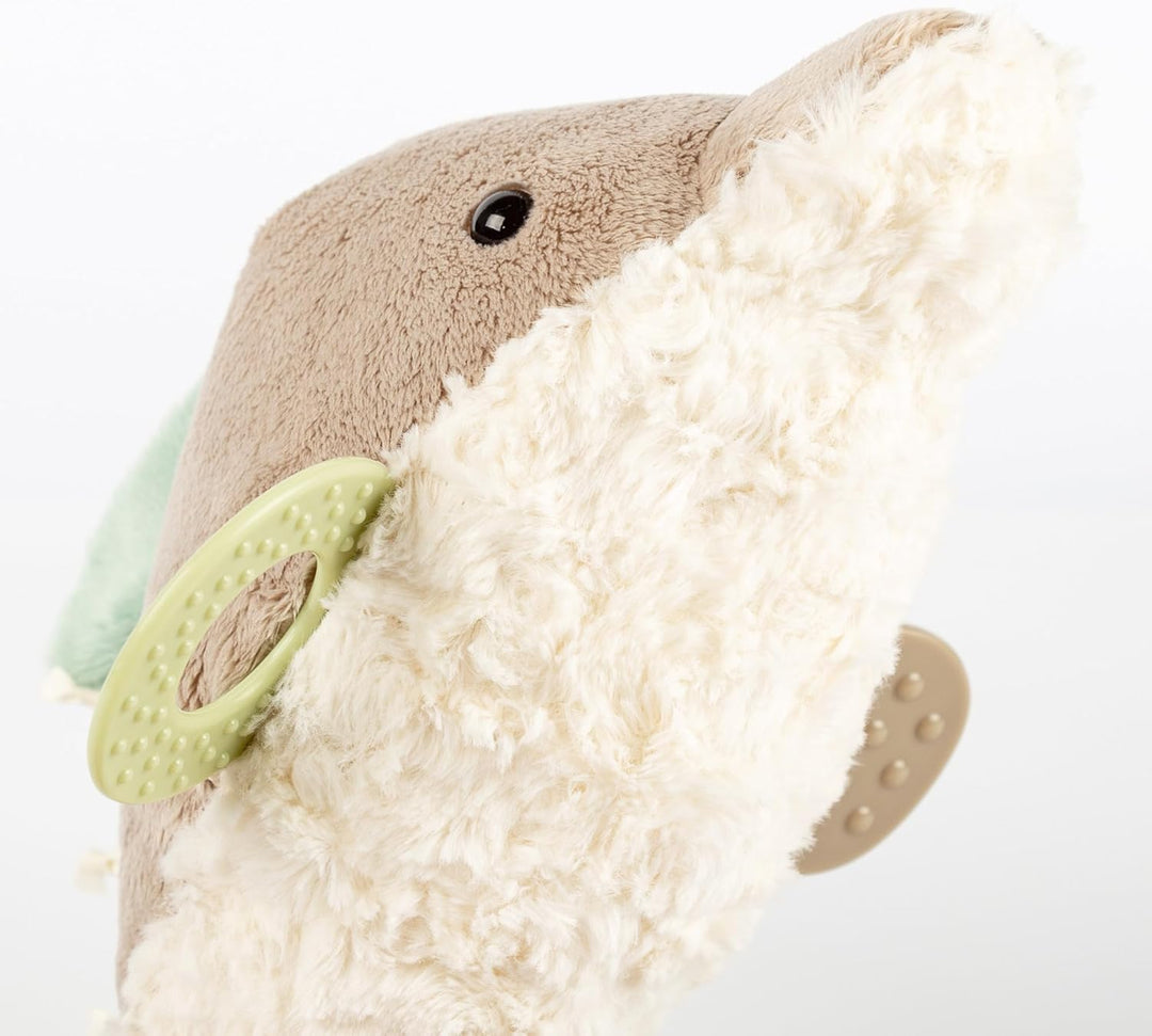 sigikid 43206 Aktiv-Delfin, Yellow für Mädchen und Jungen von 0 bis 12 Monaten Grau/Weiss, Grau/Wei&