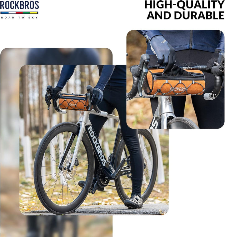 ROCKBROS Road-to-Sky Fahrrad Lenkertasche Fahrradtasche Lenker Vordertasche 1,5L Wasserabweisend Ref