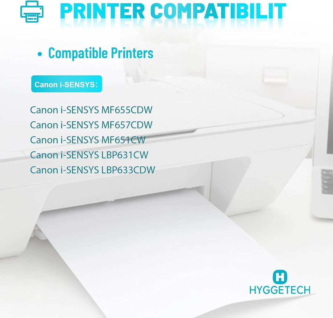 Hyggetech 067H 067 Mit Chip Kompatible Canon 067 067H Toner für i-SENSYS MF655CDW MF657CDW LBP631CW