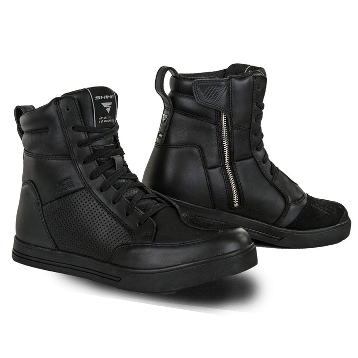 SHIMA Herren Blake Boots Motorradschuhe, Schwarz, 47 EU 47 EU Schwarz Motorradschuhe, 47 EU Schwarz